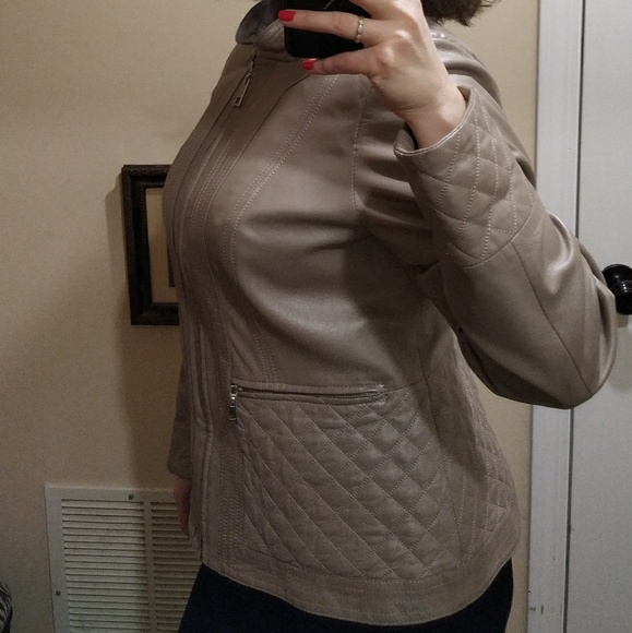 Genuine leather jacket (size L) - Picture 2 of 8